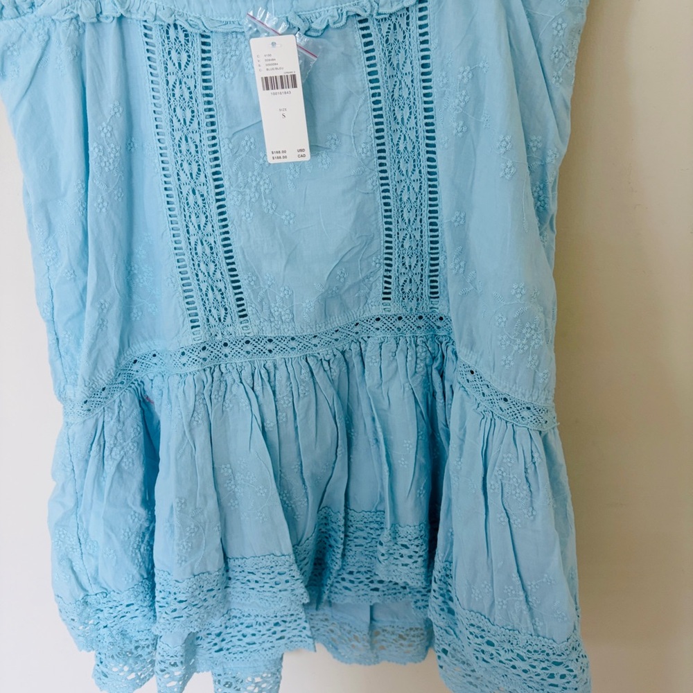 NWT $168 Anthropologie Pilcro Sleeveless Square-Neck Swing Mini Dress S - Picture 9 of 12